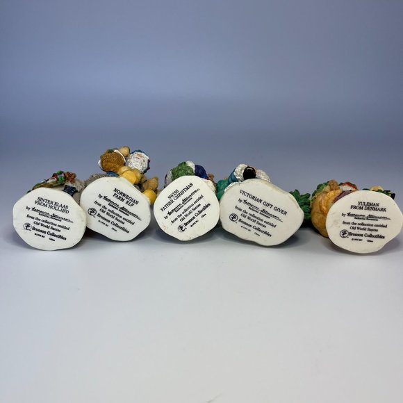 Lot of 9 Bronson Collectibles "Old World Santas" Figurines Vintage Christmas 90s - Picture 8 of 12